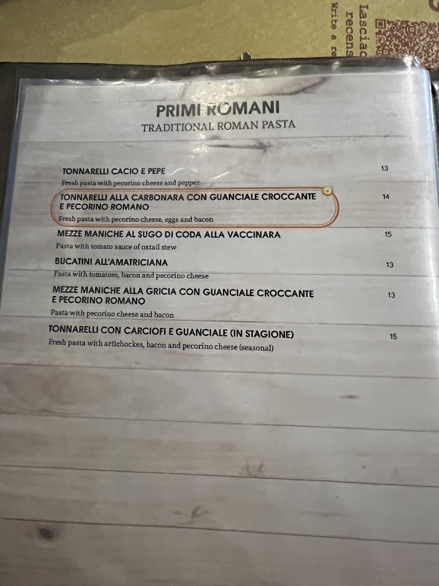 Menu Trattoria Pizzeria Il Girasole-7